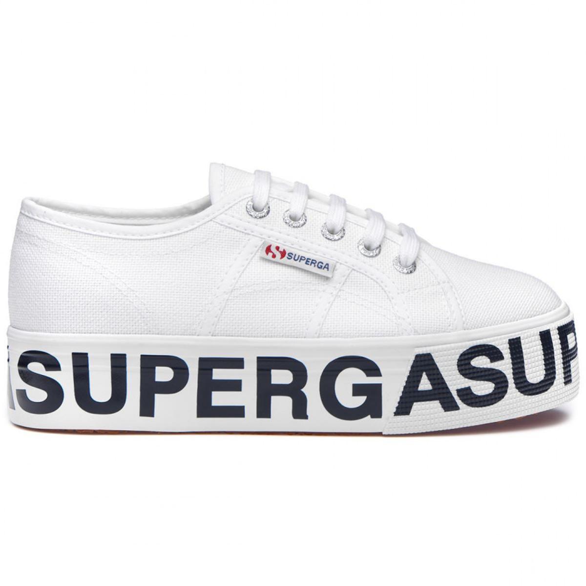Superga - Zapatilla Superga 2790-Cotw Outsole Lettering - Blanco - Superga Mujer Hombre