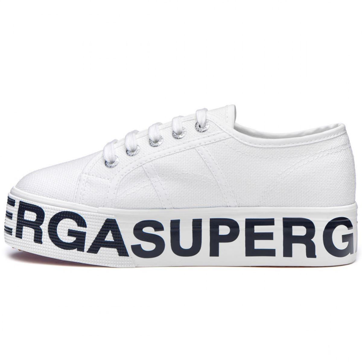 Superga - Zapatilla Superga 2790-Cotw Outsole Lettering - Blanco - Superga Mujer Hombre
