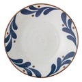 Camellia - Lot de 12 Assiettes Creuses - Bleu - Porcelaine
