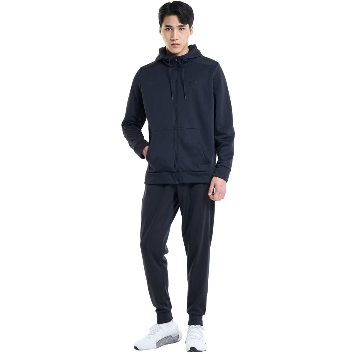 Sweat À Capuche Fleece Fz Hoodie - Noir - Homme