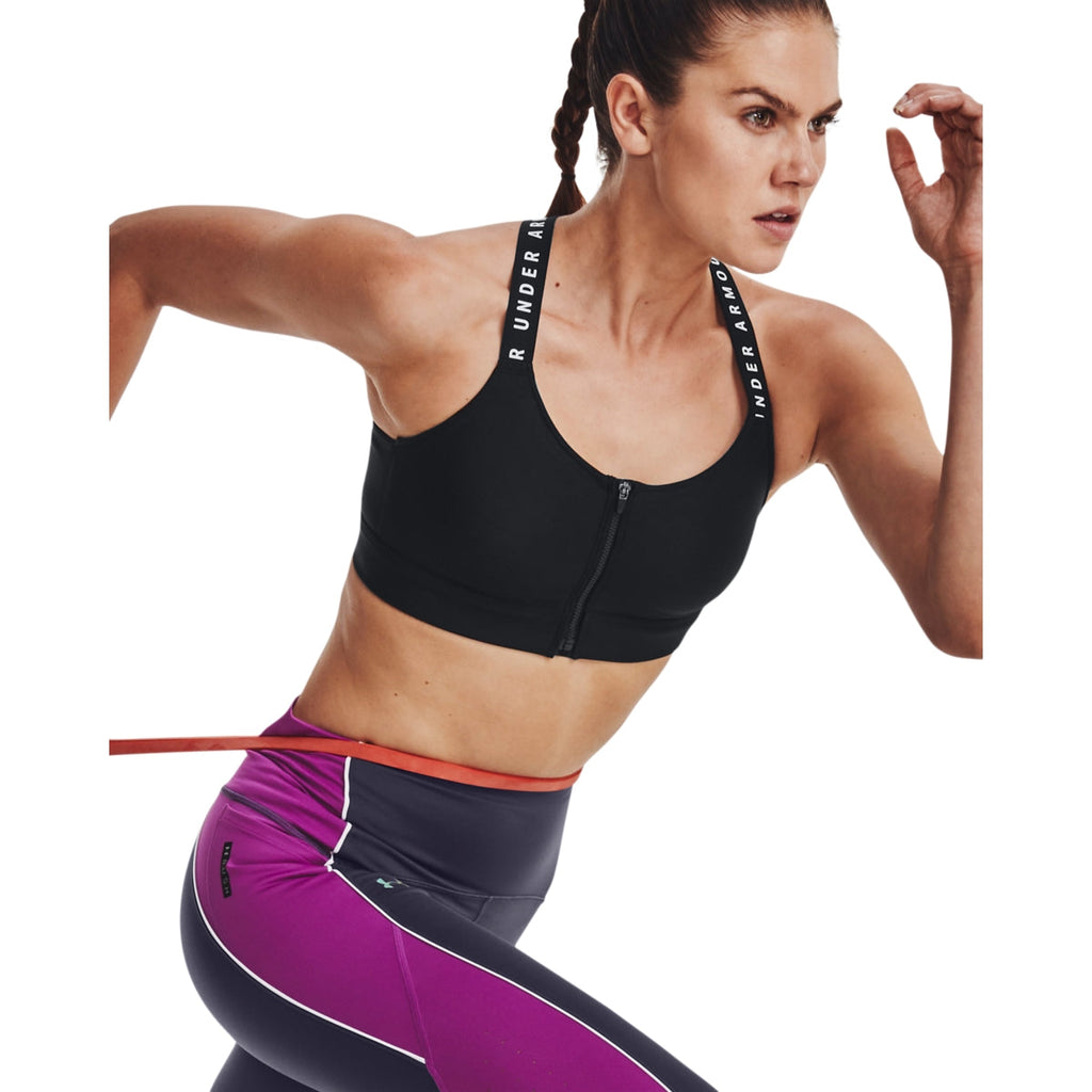 Sports Top Ua Infinity High Bra Zip - Women