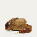 Bolso Baby Charly Bubble De Piel Dorado Envejecido