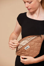 Riñonera acolchada Olivia Canela Hindbag2