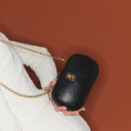 Chiara Python Bag Black