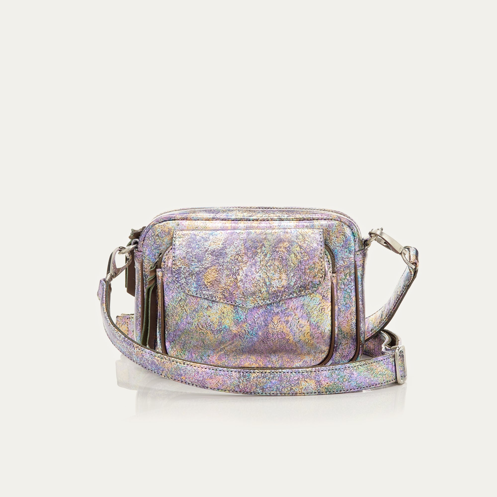Bolso Baby Charly Piel Metalizada Essence