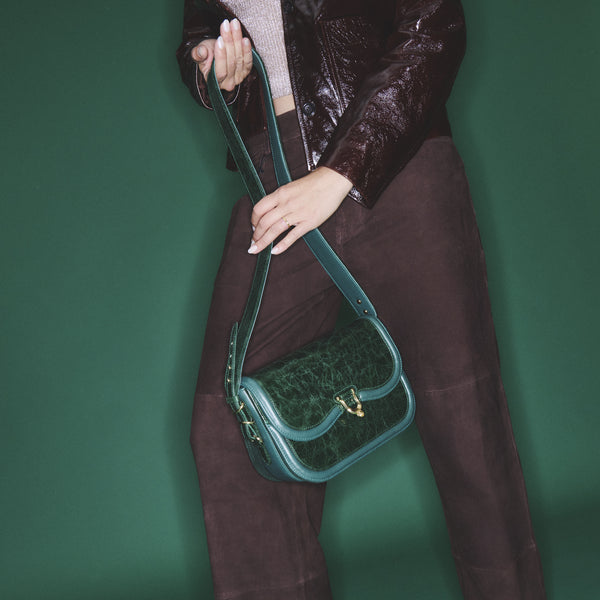 Bolso Manon De Piel Verde Jade