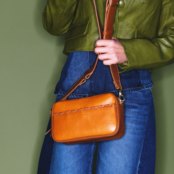 Bolso Lily De Piel Miel
