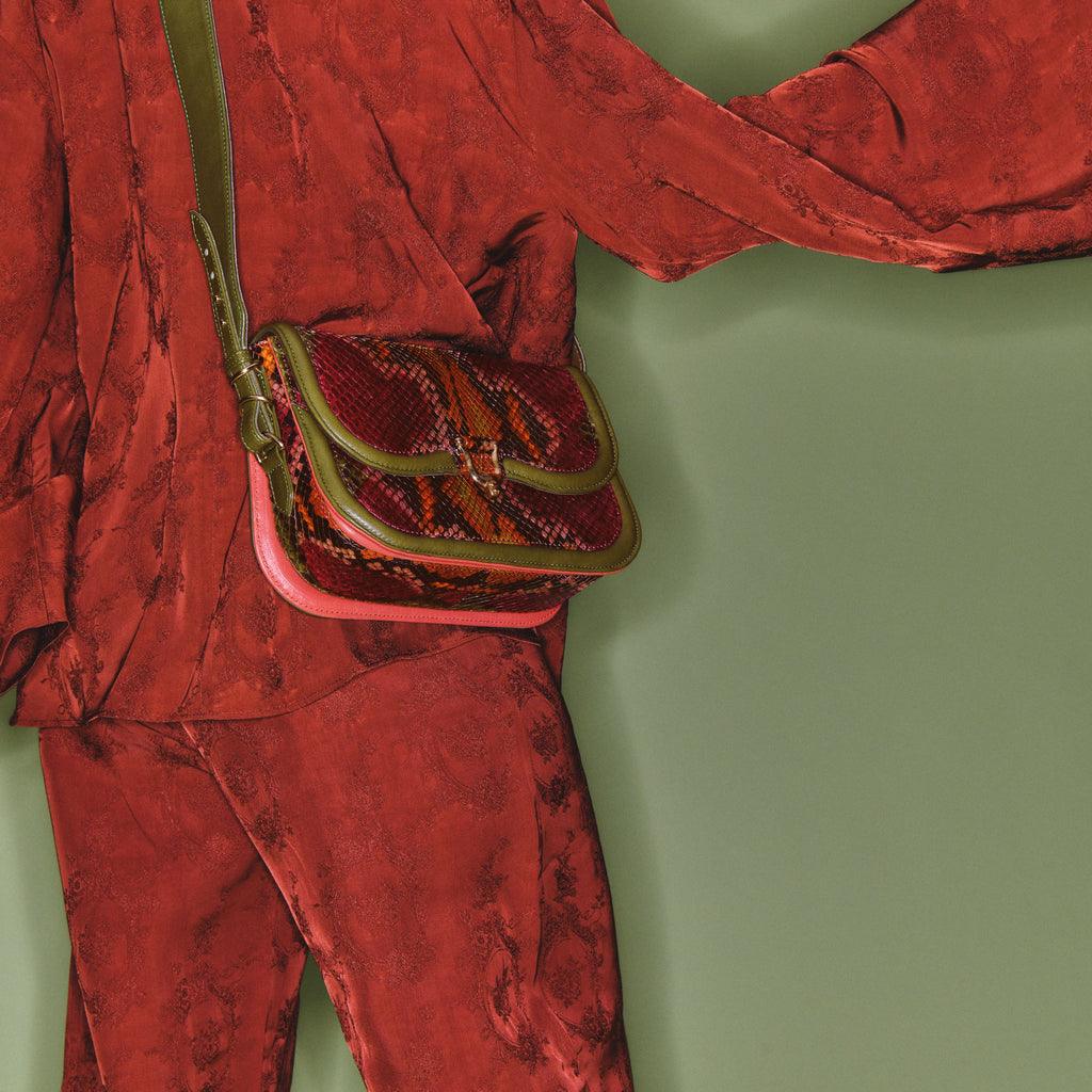 Manon Python Thymaroise bag