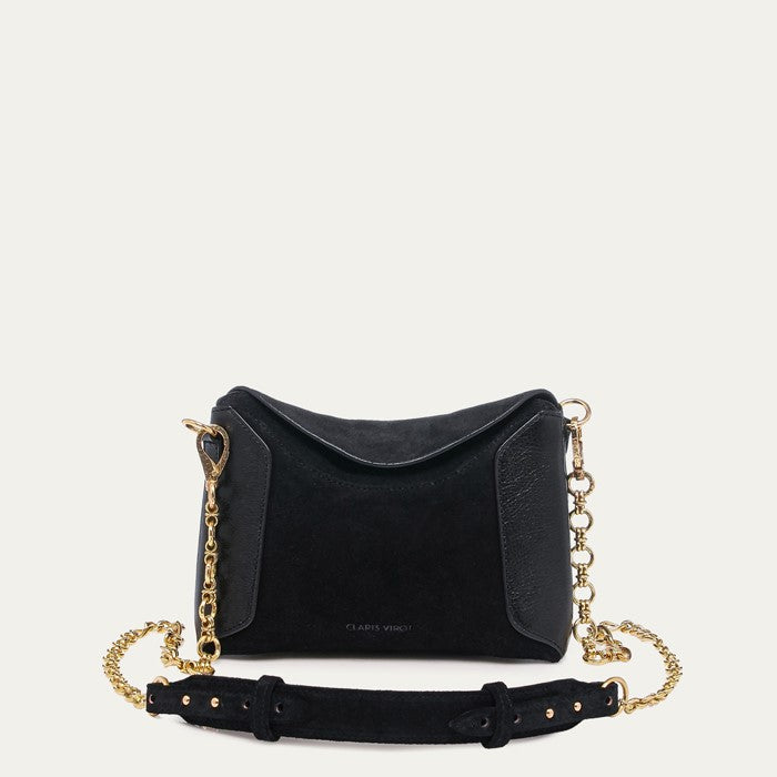 Mini Gaia Leather Bag Black