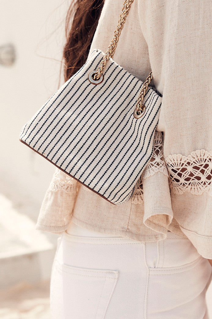 MINI MONA STRIPED BAG