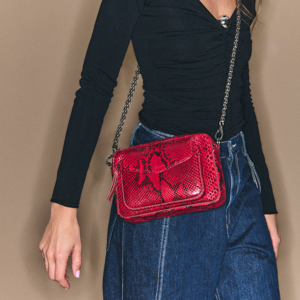 Charly Rubis Python Bag