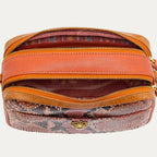 Bolso Lily Terracota Pitón