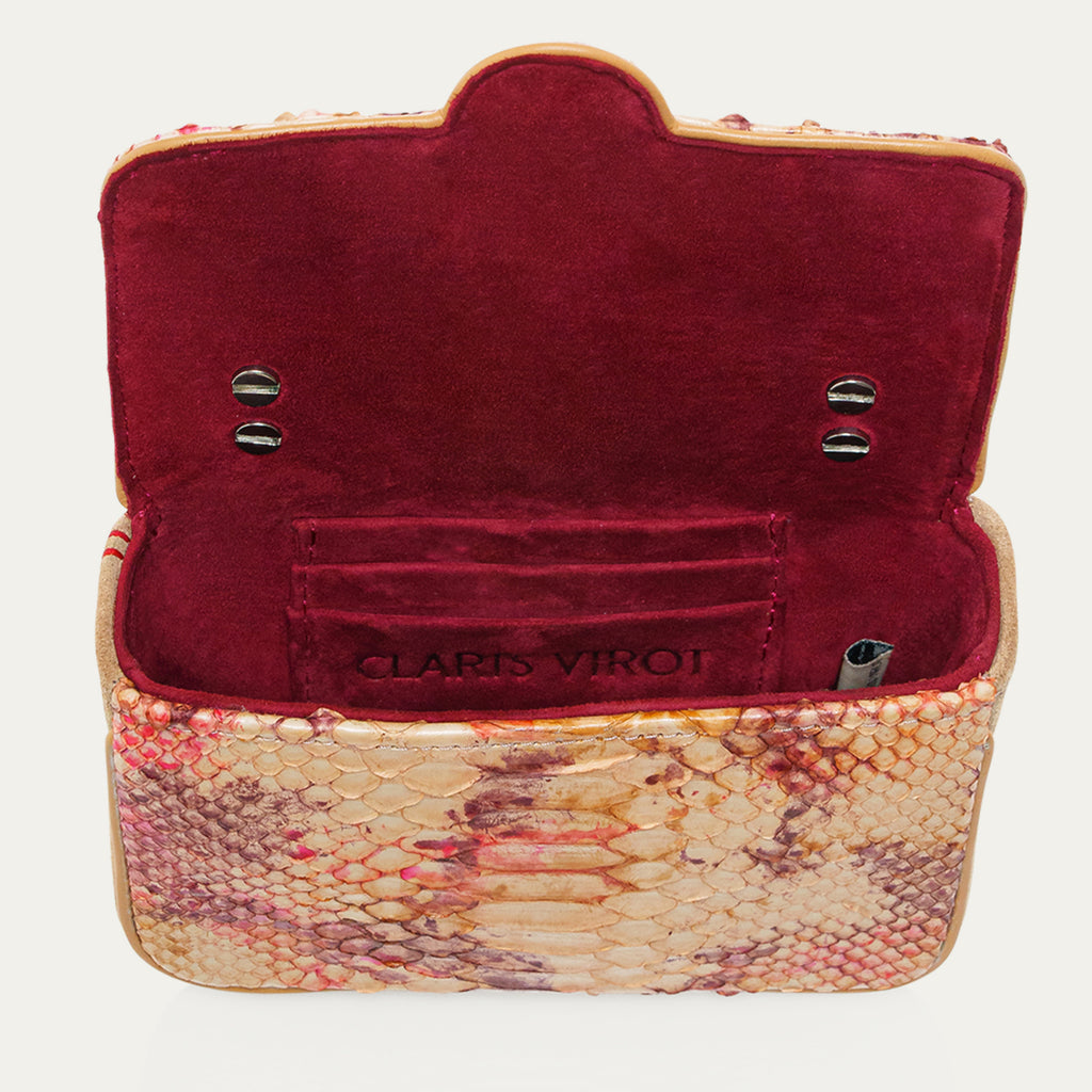 Mini Ava Amphore Python Bag