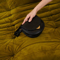 Sac Python Victoria Noir Anse Et Bandouliere