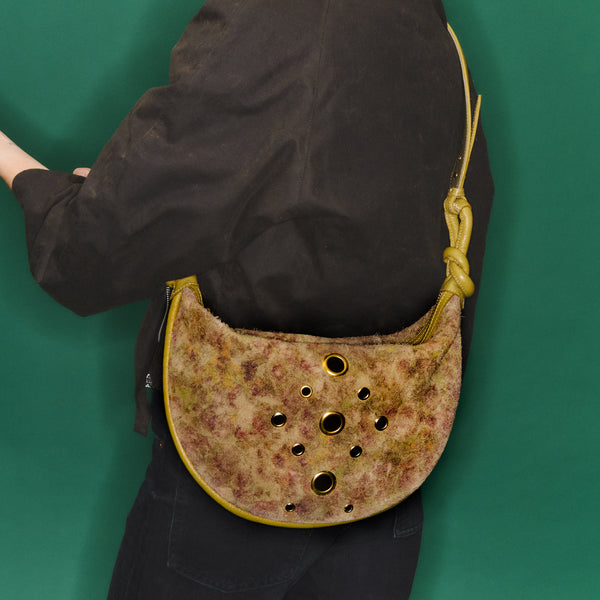 Bolso Chris Papyrus De Terciopelo