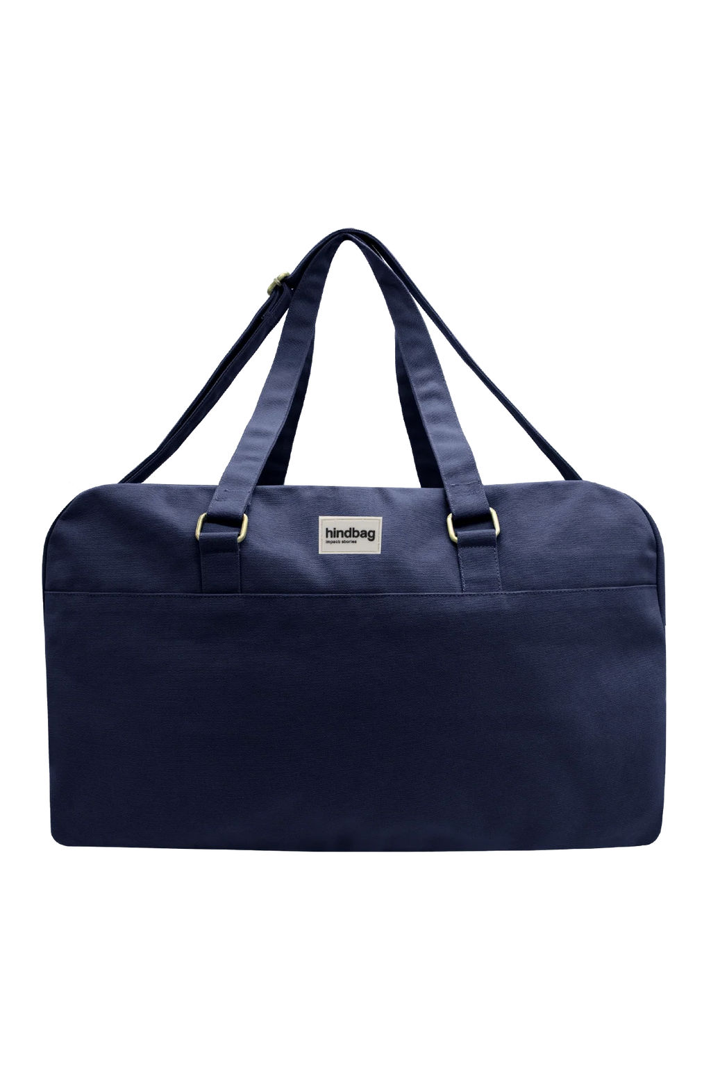 Productfoto voorkant van marineblauwe reistas Yves