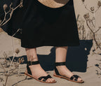 Sandales Saint-Ambroise - Velours Havane - Femme