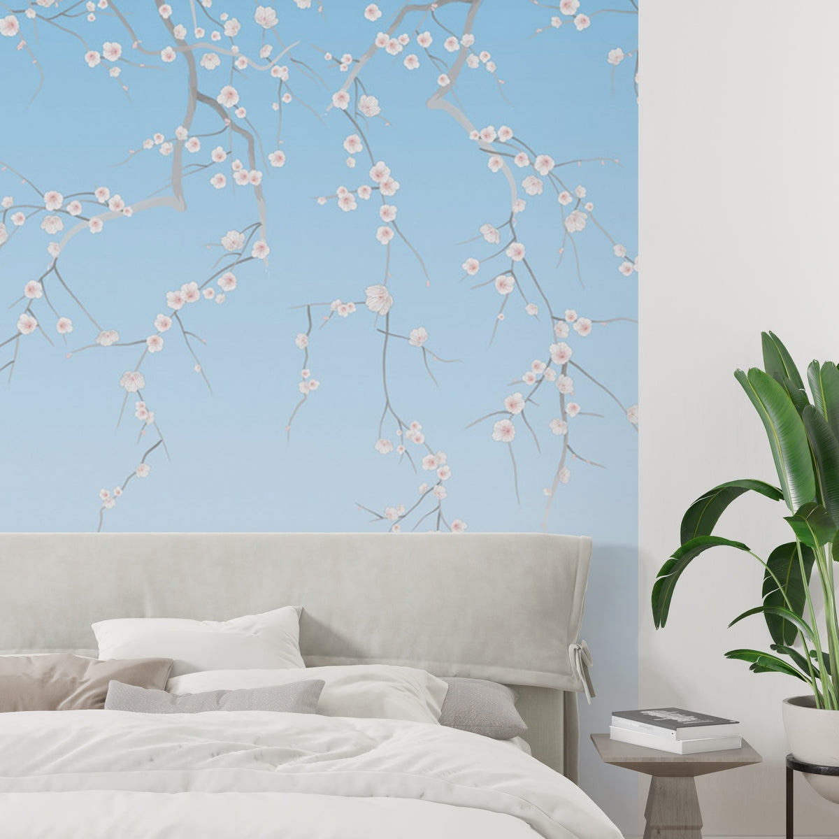 Affresco Sakura - Bleu Ciel