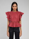 Blouse Salekina Terracotta