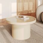 Nora - Mesa de centro de Mdf lacado blanco