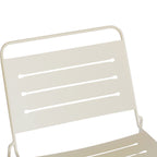 Solena - Salotto Da Giardino Per 2 Persone - Metallo - Beige