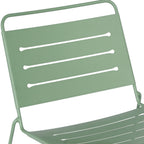 Solena - Conjunto de jardín para 2 personas - Metal - Verde