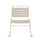Solena - Salotto Da Giardino Per 2 Persone - Metallo - Beige