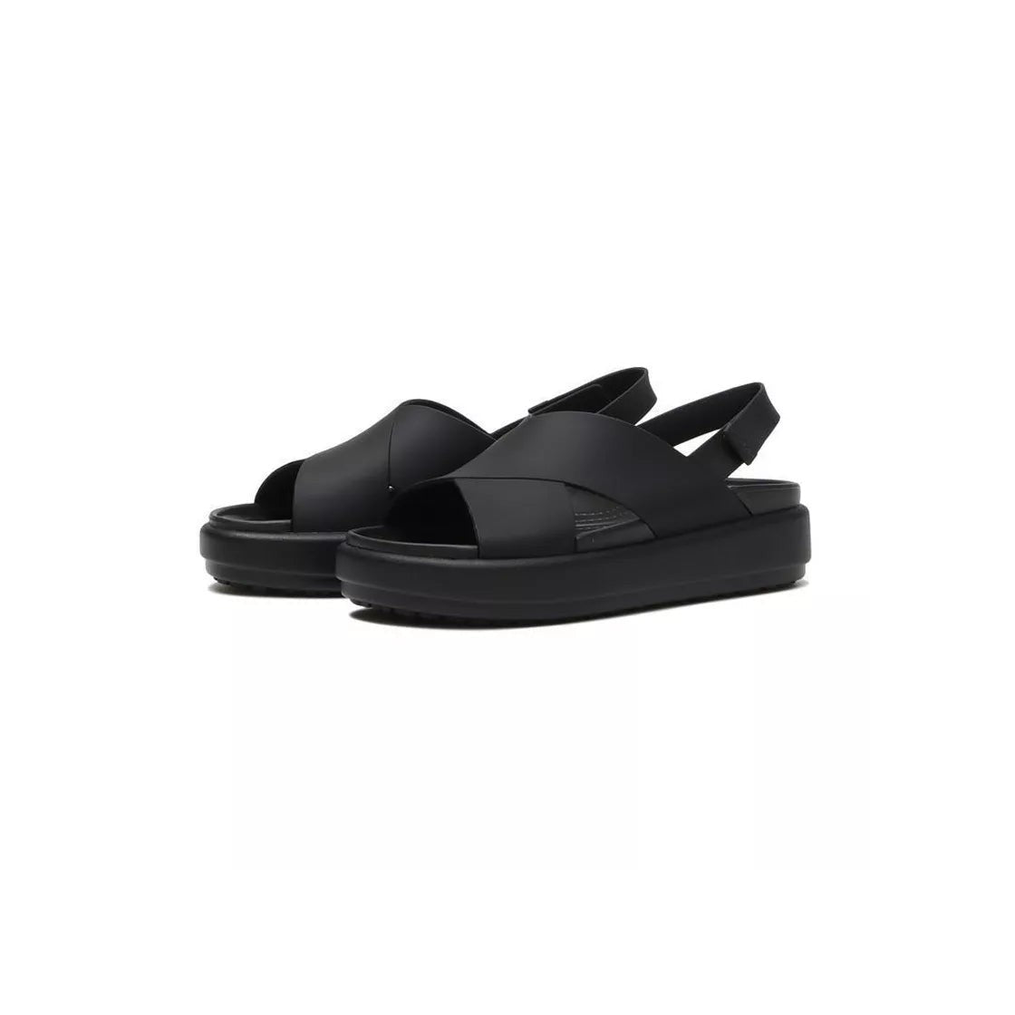 Sandales Brooklyn Luxe Cross Strap - Noir