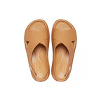 Crocs - Crocs Brooklyn Luxe Cross Strap Sandals - Brown
