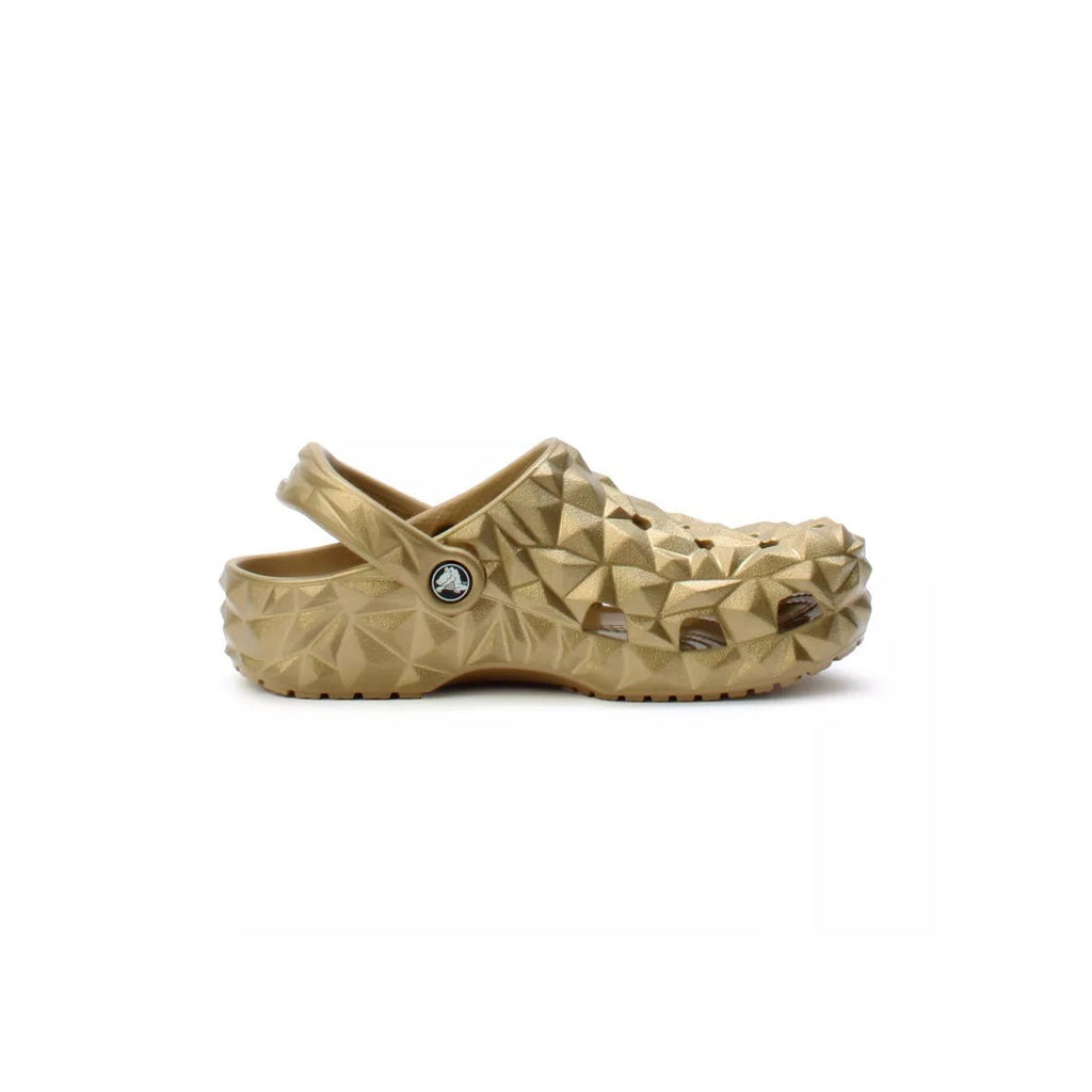 Crocs - Sandalias Crocs Classic Metallic Geométricas - Dorado