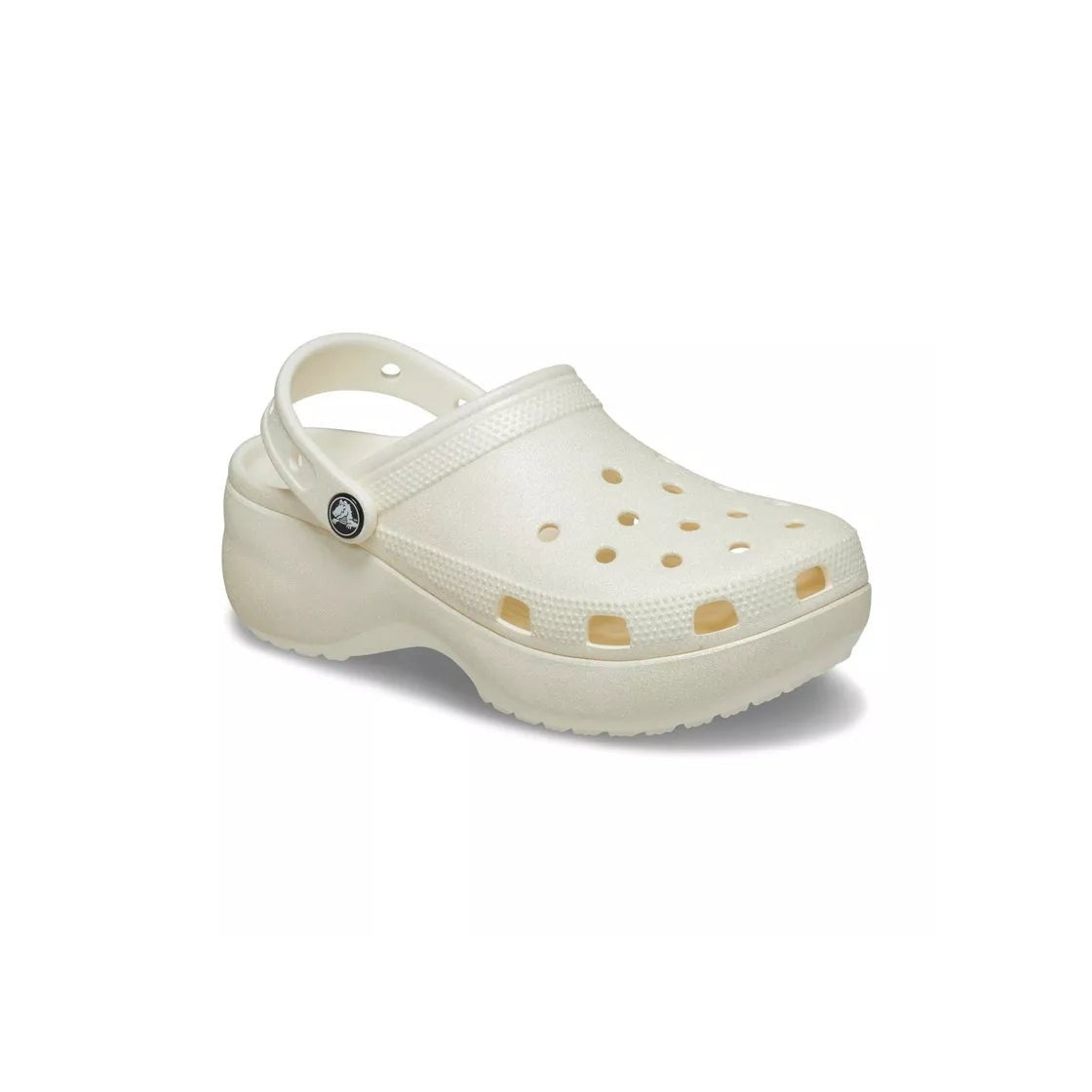 Crocs - Sandalias Crocs Classic Platform Glitter - Blanco
