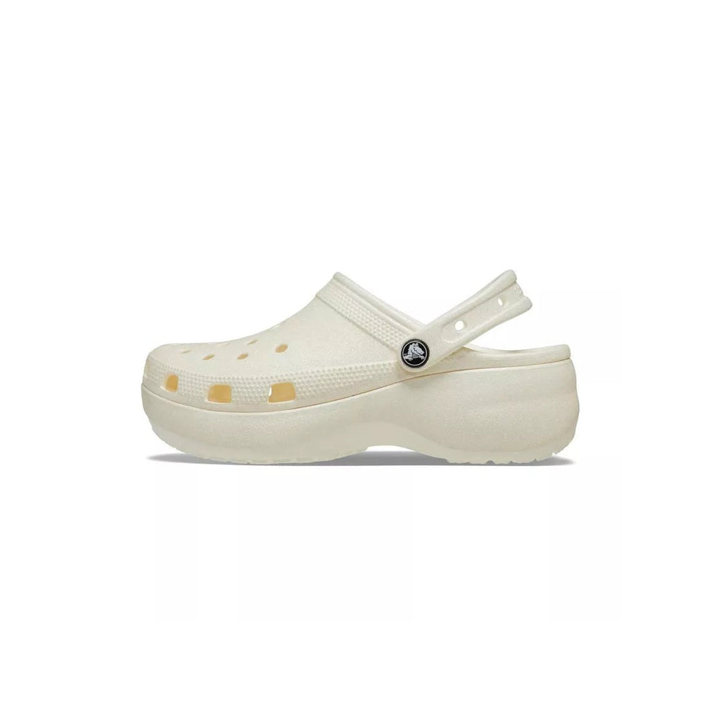 Crocs - Sandalias Crocs Classic Platform Glitter - Blanco