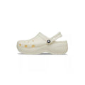 Crocs - Sandalias Crocs Classic Platform Glitter - Blanco