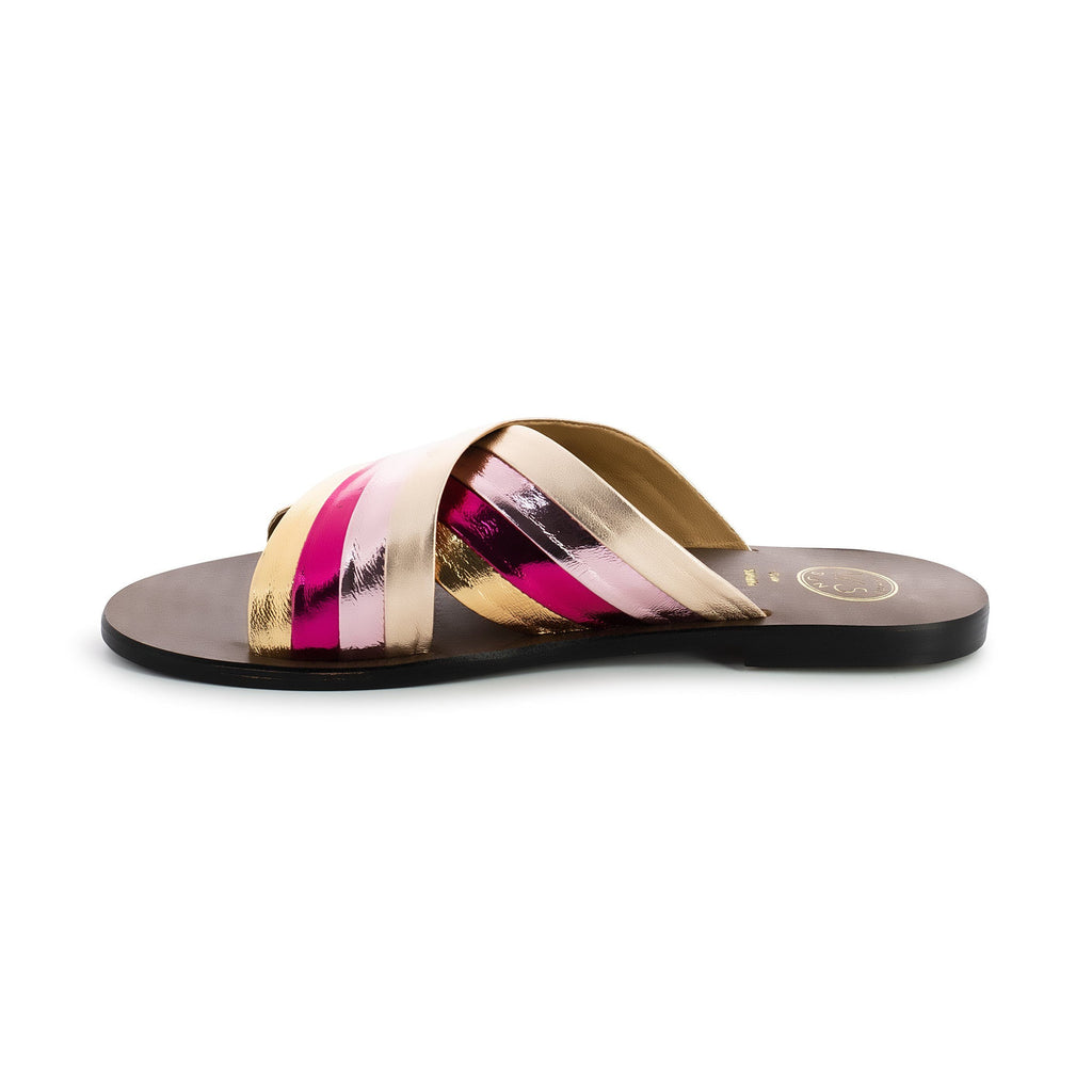 White Sun - Mules Rainbow - Or Mui - Femme