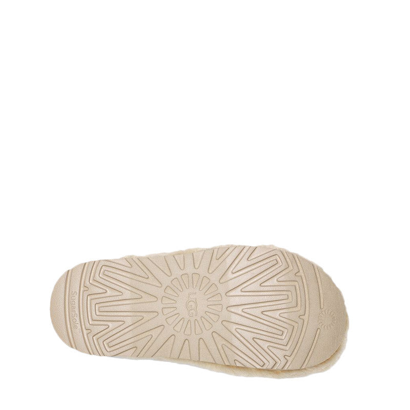 Sandales UGG Fuzz Sugar Slide - Beige - Femme