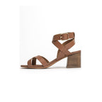 White Sun - Sandales Talon Anaba - Marron Buff - Marron