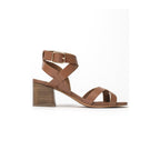 White Sun - Sandales Talon Anaba - Marron Buff - Marron