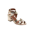 White Sun - Sandales Talon Anaba - Light Gold Crackle Foil - Light Gold