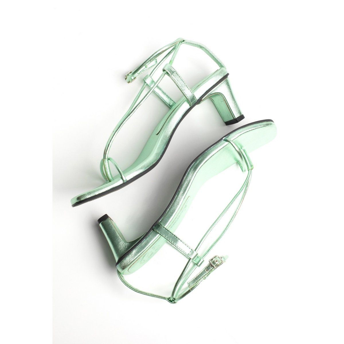 Sandalias de Tacón Chenoa - Menta - Mujer