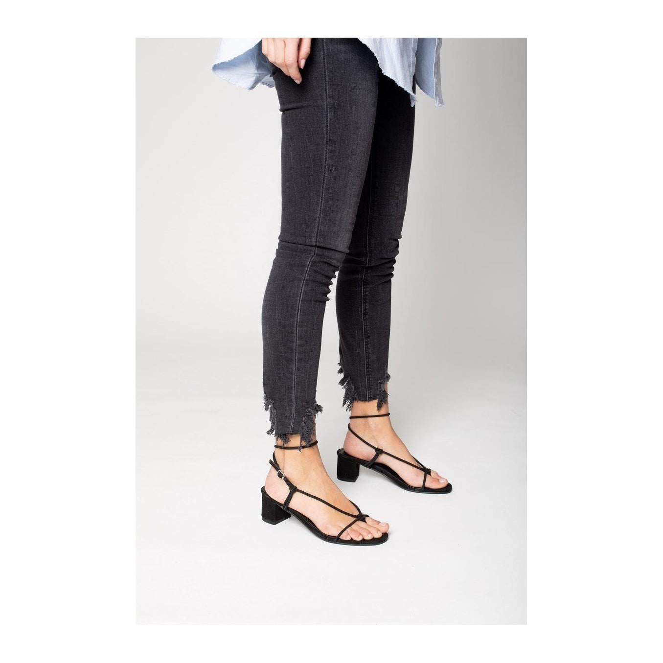 White Sun - Sandalias de tacón Cheyanne - Negro - Mujer