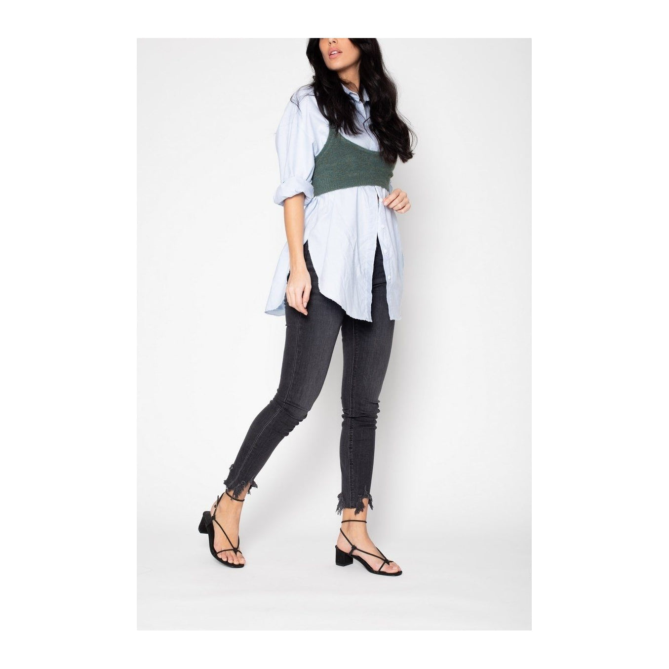 White Sun - Sandalias de tacón Cheyanne - Negro - Mujer