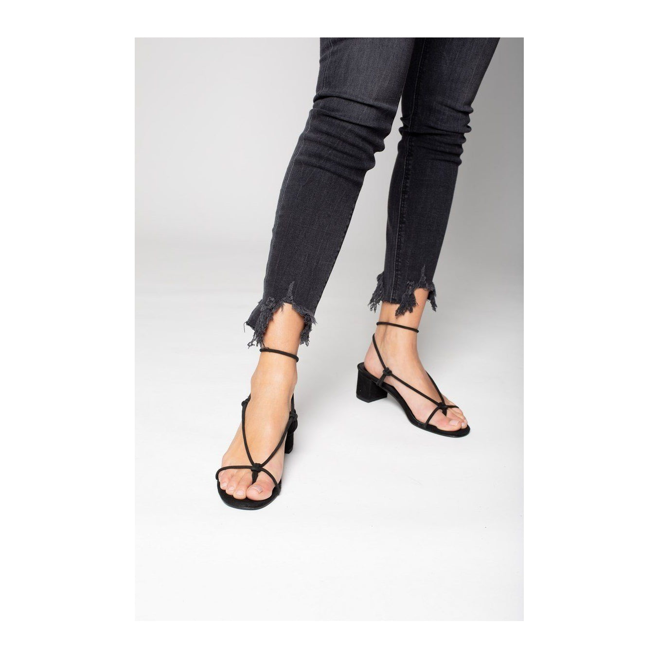 White Sun - Sandalias de tacón Cheyanne - Negro - Mujer