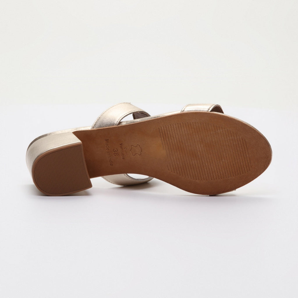 Les Bagatelles - Sandales Talons Jolan - Platinium