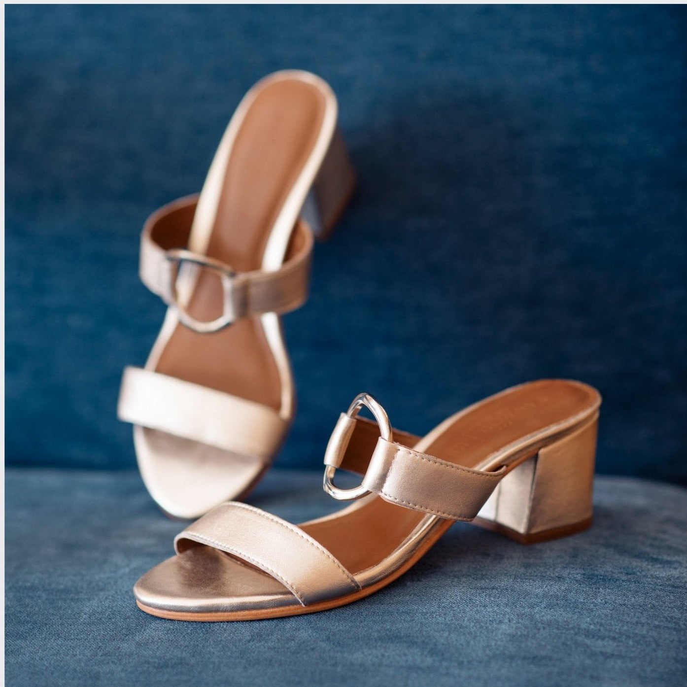 Les Bagatelles - Sandales Talons Jolan - Platinium