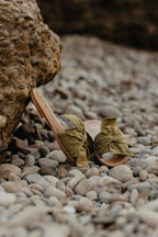 Alba Mules - Olive Goat Suede - Olive