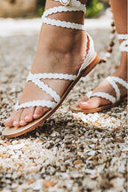 Sandales Asma Blanc