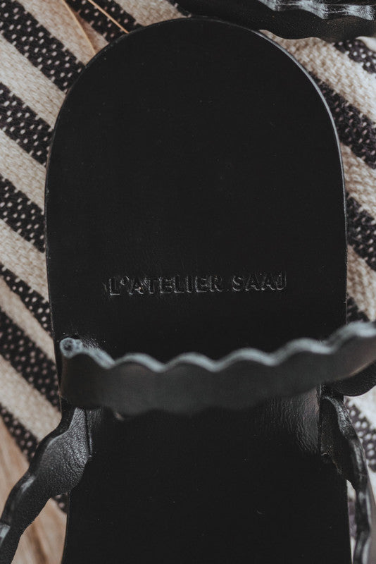 Sandales Asma Noir