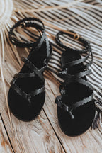 Sandales Asma Noir