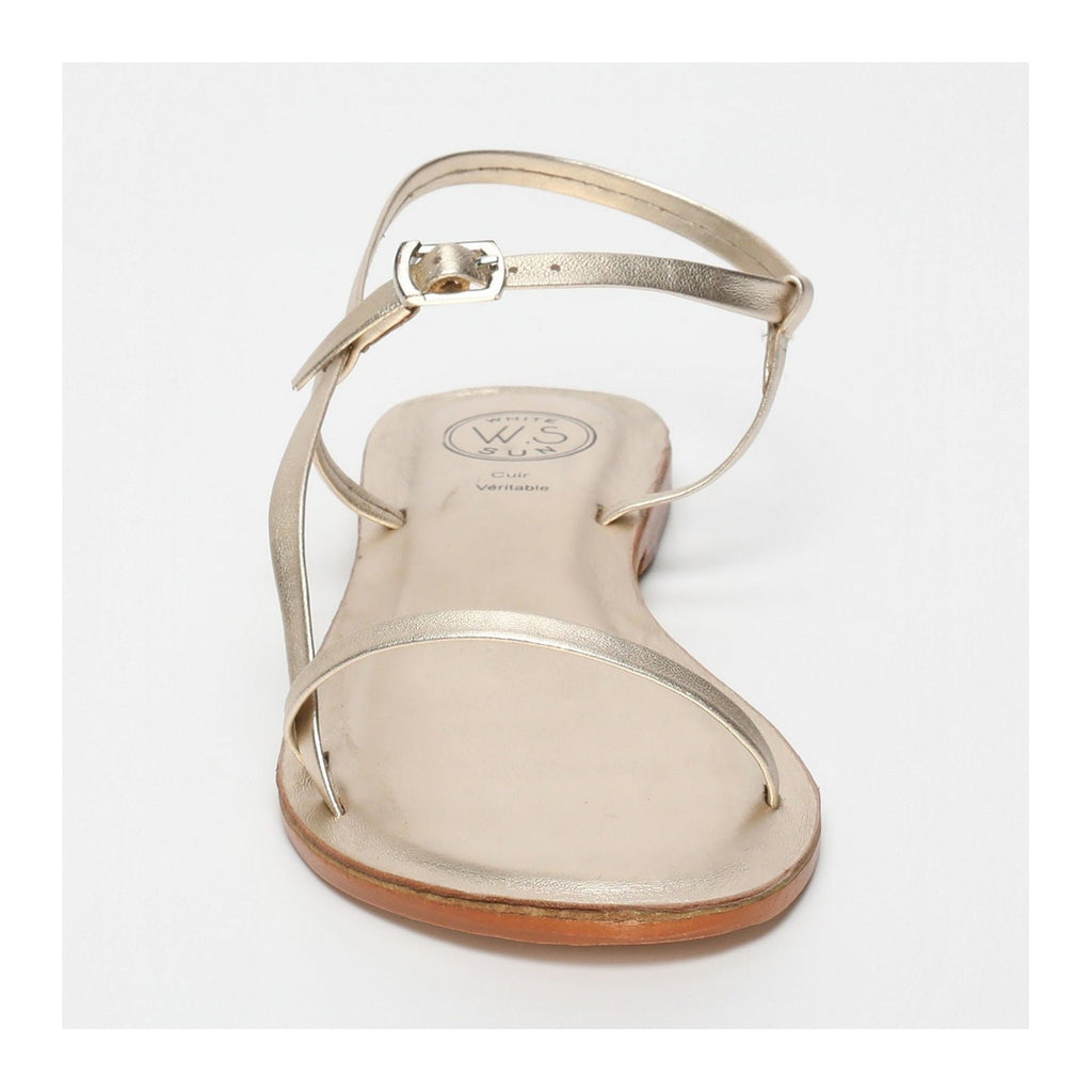 White Sun - Sandales Atea - Platinium - Femme