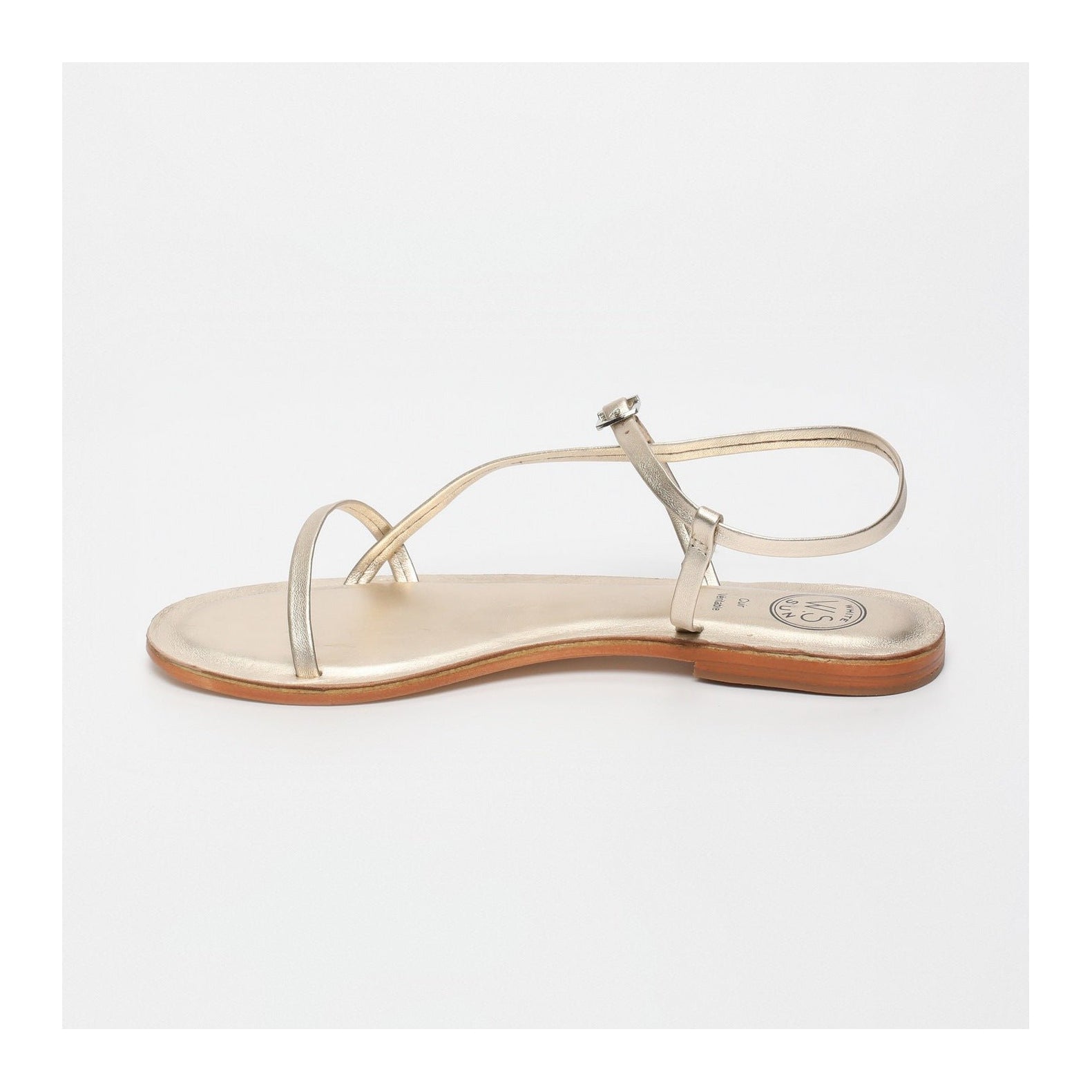 White Sun - Sandales Atea - Platinium - Femme